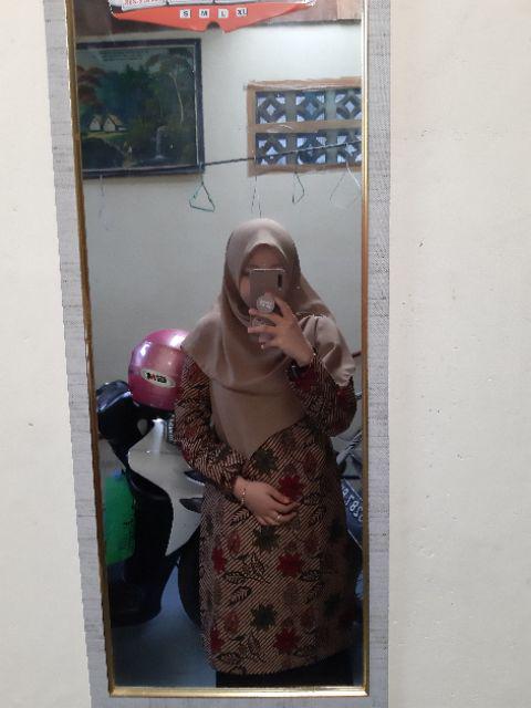 Terlaris Serut Genes Jelita Tunic Navbor Yelbor Whitbor Creambor Tunik Batik Modern Hrb030 Dolbi Dob