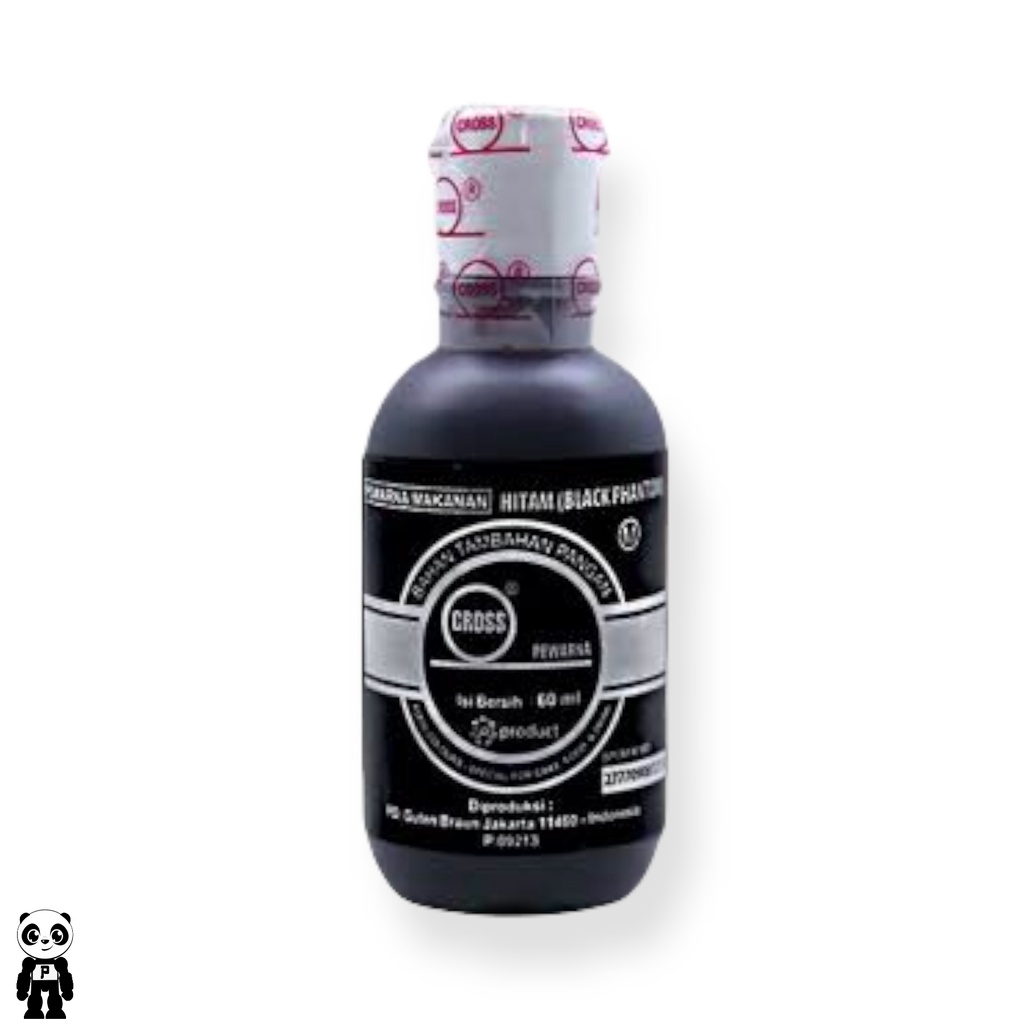 

Cross Pewarna Hitam Black Phantom 60ml Pewarna Makanan Food Coloring