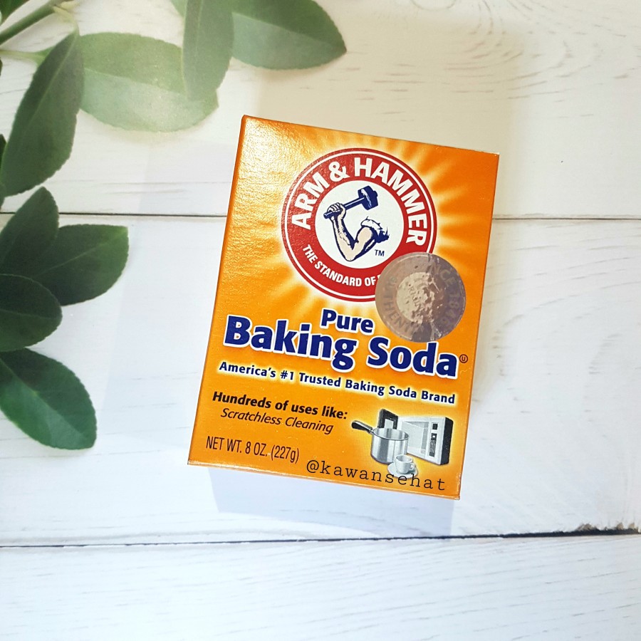 

Pure Baking Soda Arm & Hammer USA 227gr | Soda Kue