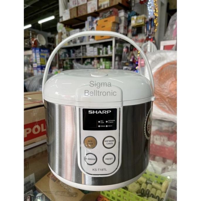 Magic Com Digital Premium Sharp 1,8 Liter Kst-18-Tl-St Penanak Si, Bub Tokojingga881