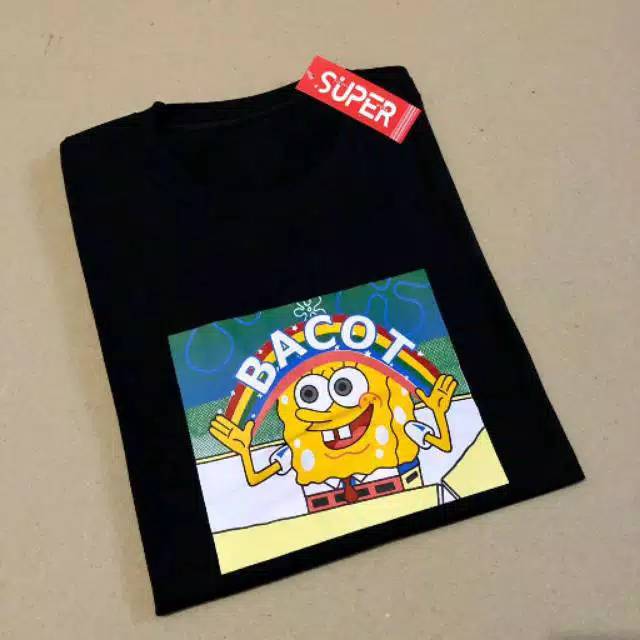 Kaos [BACOT] Spongebob halah bacot