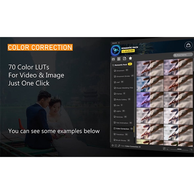 AtomX - Romantic Pack V1 - After Effect (Extension)