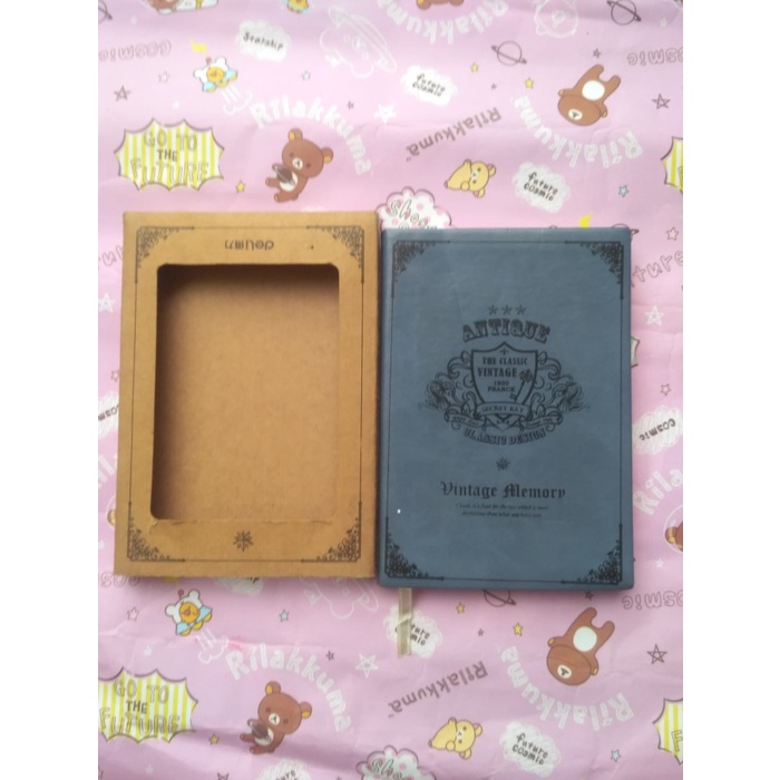 

Mantap Deli Leather Cover Notebook Trendi