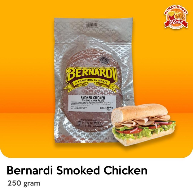 

Bernardi Smoked Chicken 250 gr