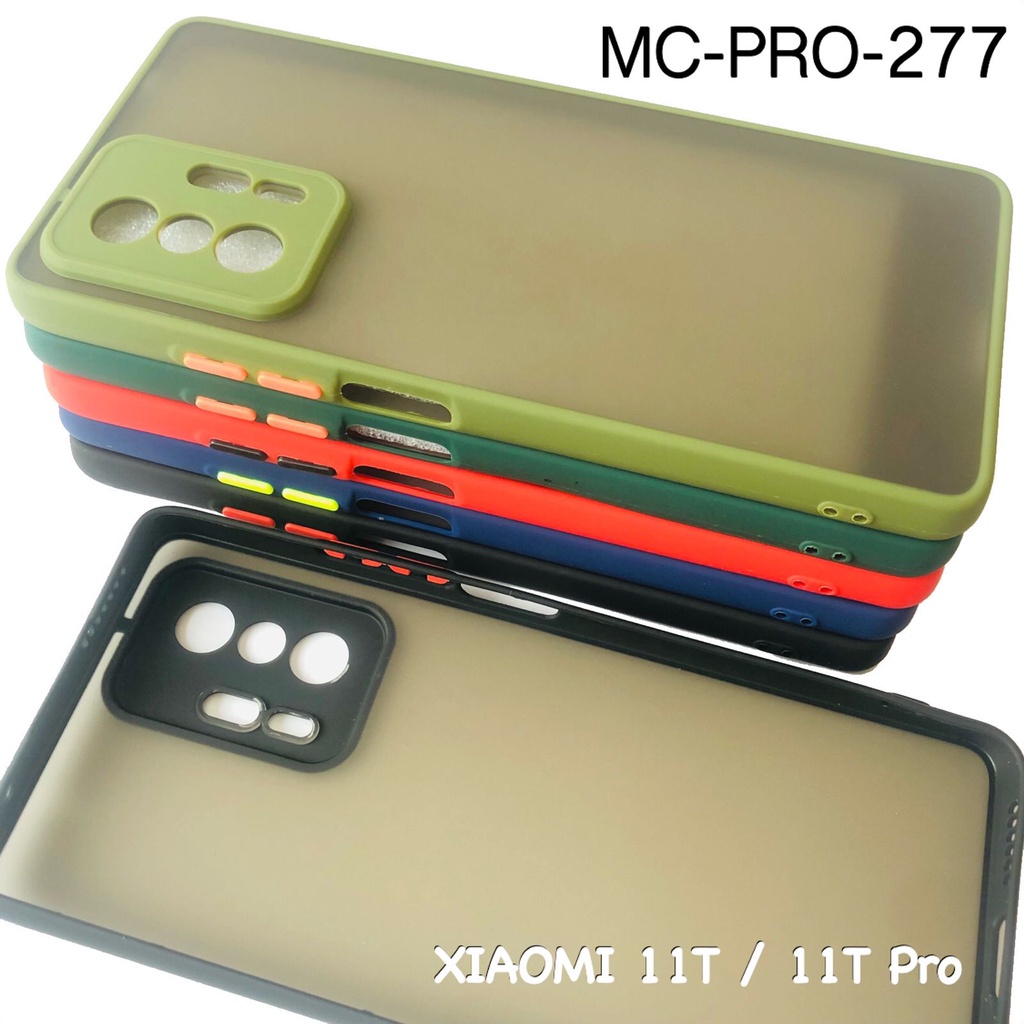 Soft Case Xiaomi Mi 11T + Pro Soft My Choice Aero Color Button Matte