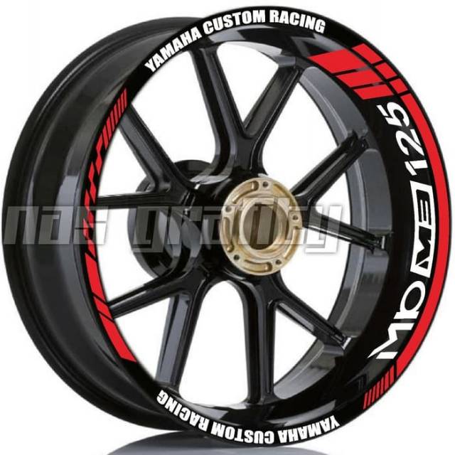 sticker velg mio m3 custom racing