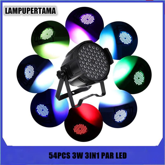 LAMPU PAR LIGHT LED 54 FULLCOLOR PANGGUNG