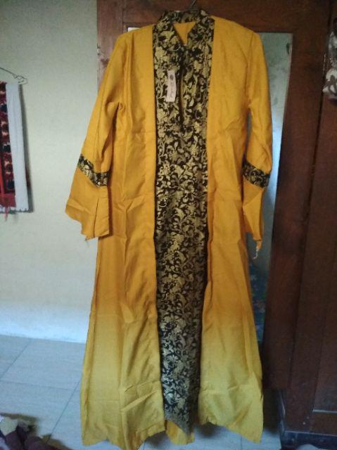 Setelan Wanita Batik Kebaya Gamis Assifa Prada Murah Tanah Abang Seragaman Longblus Kekinian