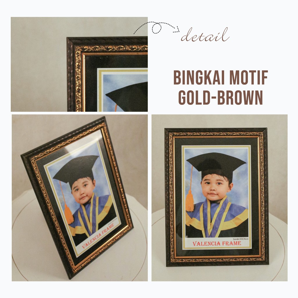 Bingkai/frame foto motif