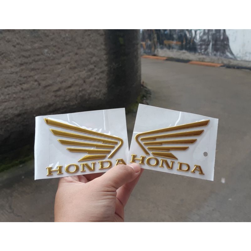 emblem sayap honda