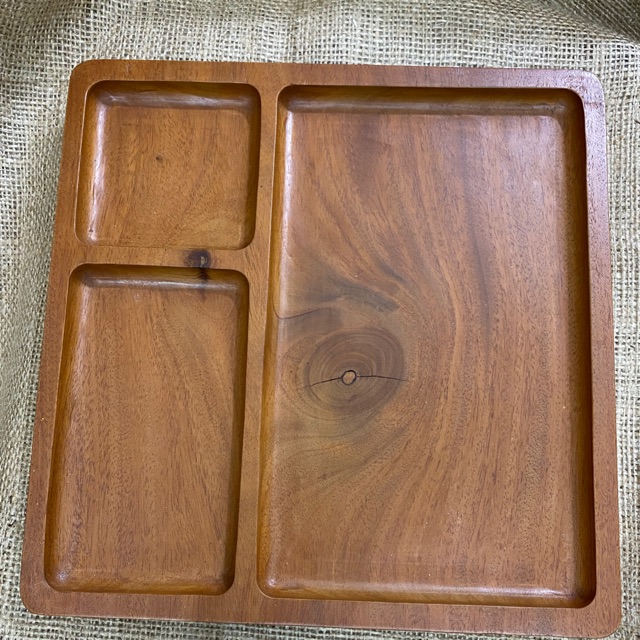 Wooden Bento Tray / Nampan Bento Kayu