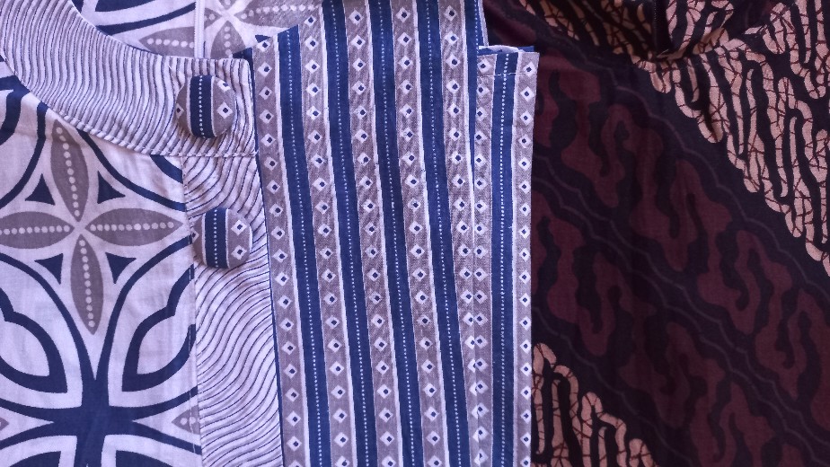 M-l-xl-xxl Batik Tunik Wanita Asj Sa Hrb026 Kenongo Pekalongan Sogan Tulis