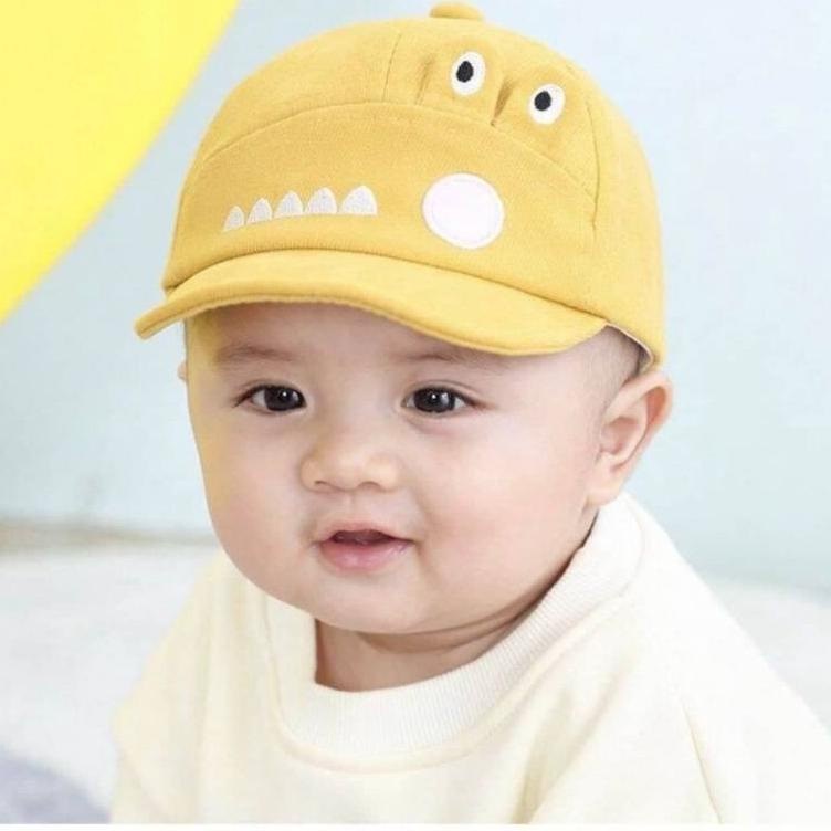 Topi bayi laki laki perempuan Motif Buaya Aligator lucu murah baru lahir newborn 0 6 12 bulan 1 2 Tahun murah import