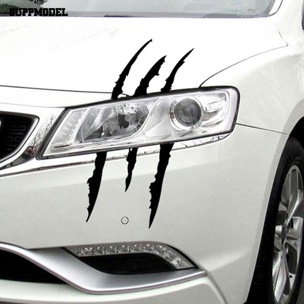 Stiker Mobil Reflektif Gambar Cakar Monster