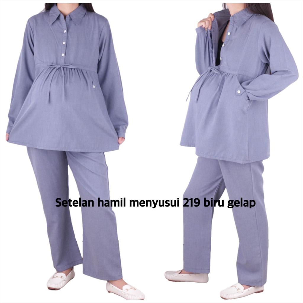 Setelan Hamil Menyusui ST219 Lengan Panjang