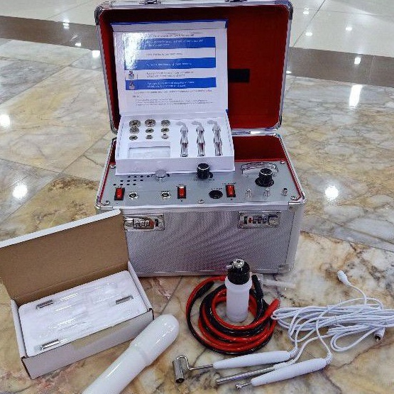 Mesin Facial 5in1 Plus Micro Deamond / Spray / Galvanik / vacum komedo / Hf / Micro