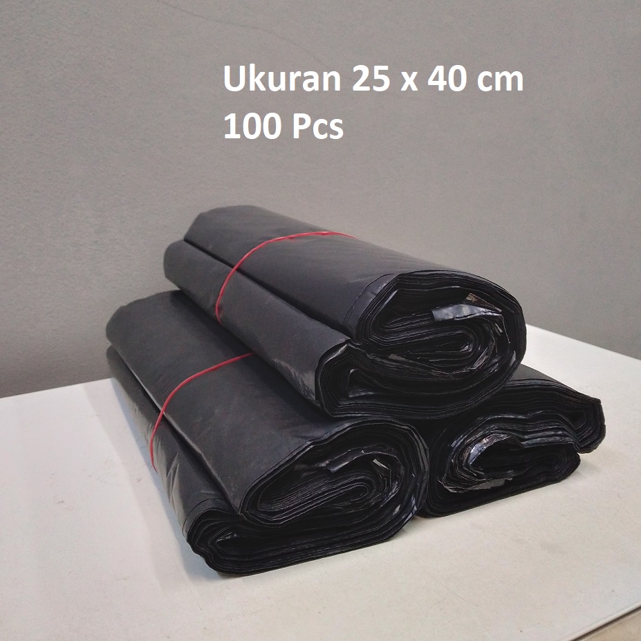 

Plastik Polymailer Ukuran 25 x 40 cm Plastik Packing Hitam