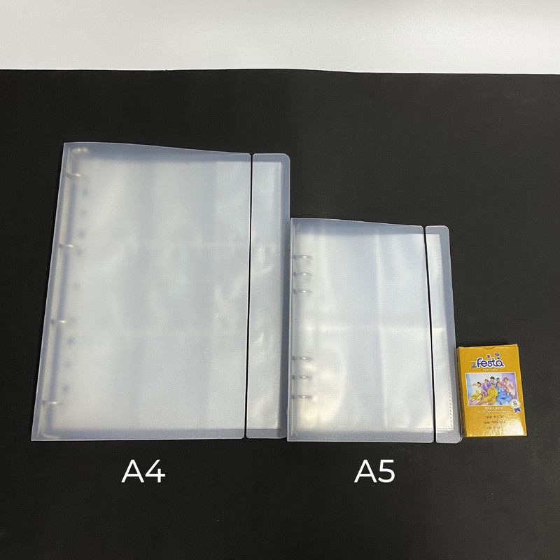 Binder Loose Leaf Ukuran A4 A5 Warna Matte Untuk Perlengkapan Kantor