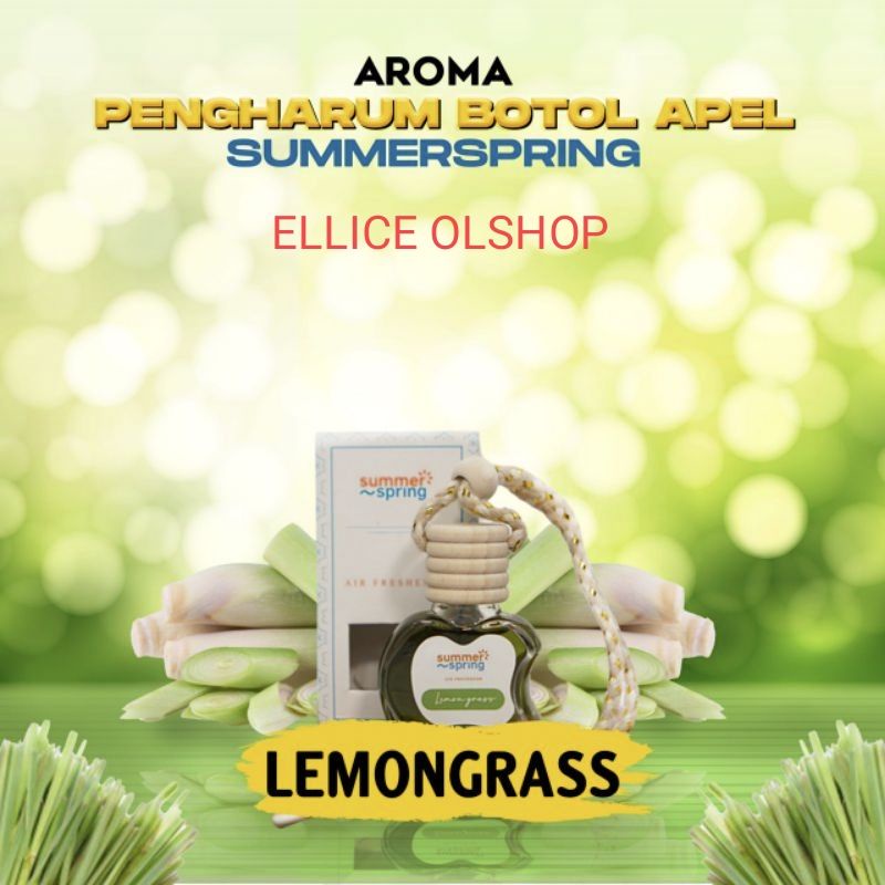 Pengharum Ruangan summer spring aroma LEMONGRASS
