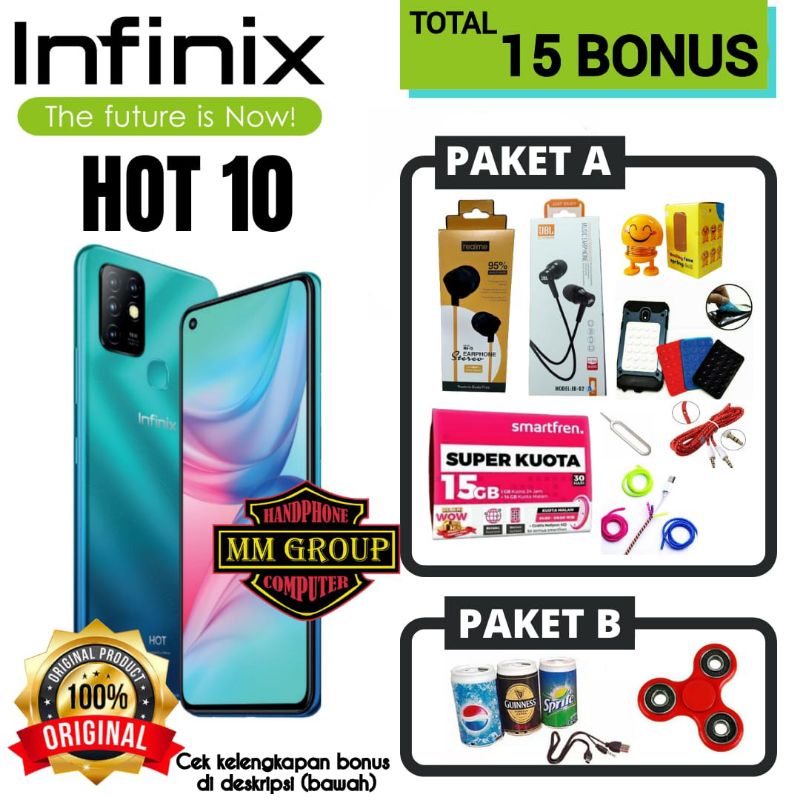 HP INFINIX HOT 10 RAM 2/32GB & 4 /64GB & 4/128GB
