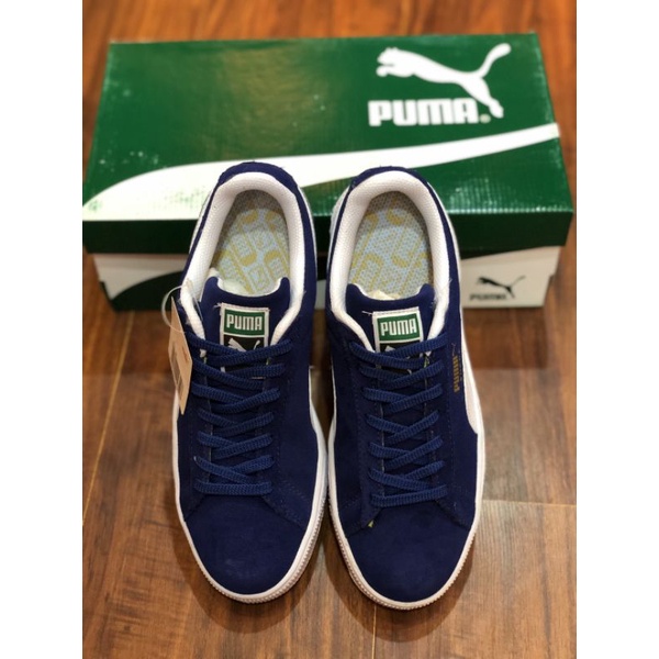 Puma Suede Classic Navy White 100% Authentic (BNIB)