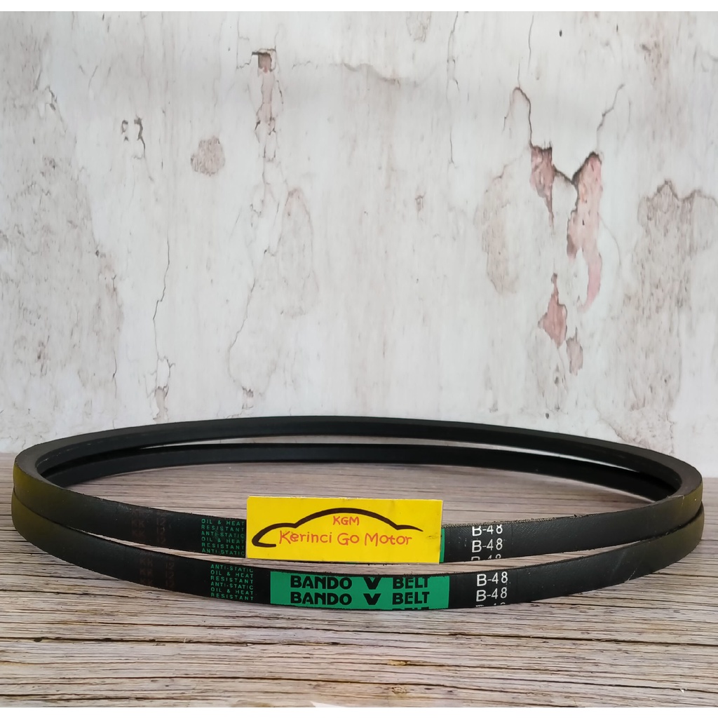 BANDO VAN BELT B-48 V BELT TALI KIPAS B48 FAN BELT VANBELT POLOS B-48