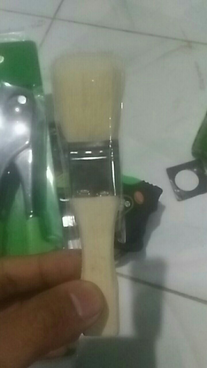 Kuas Cat Pelitur 1 Inch / Kuas Cat Tembok Rush