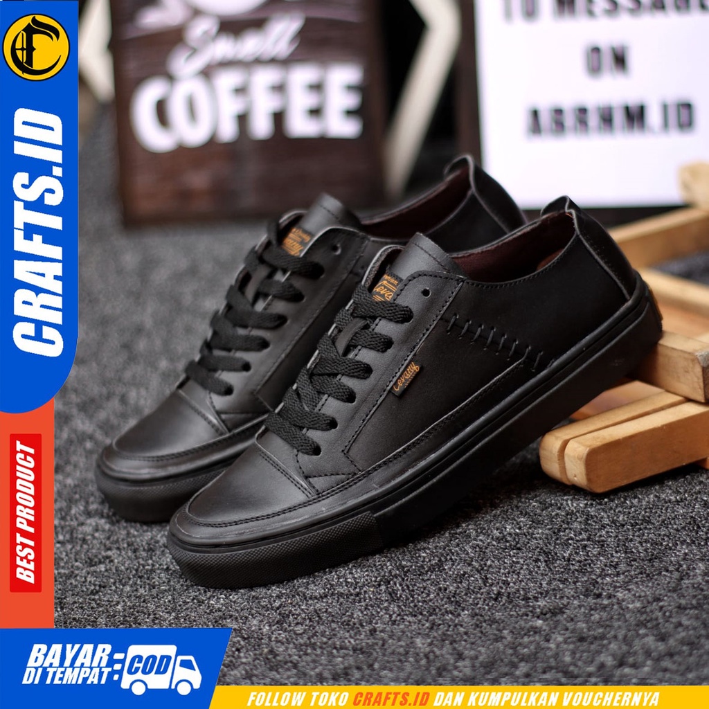 Crafts Dante - Sepatu Kulit Sneakers Casual Pria