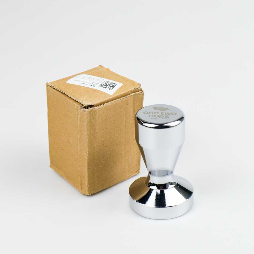 (100% BARANG ORI) One Two Cups Tamper Kopi Espresso Flat Stainless Steel 51mm - SS51