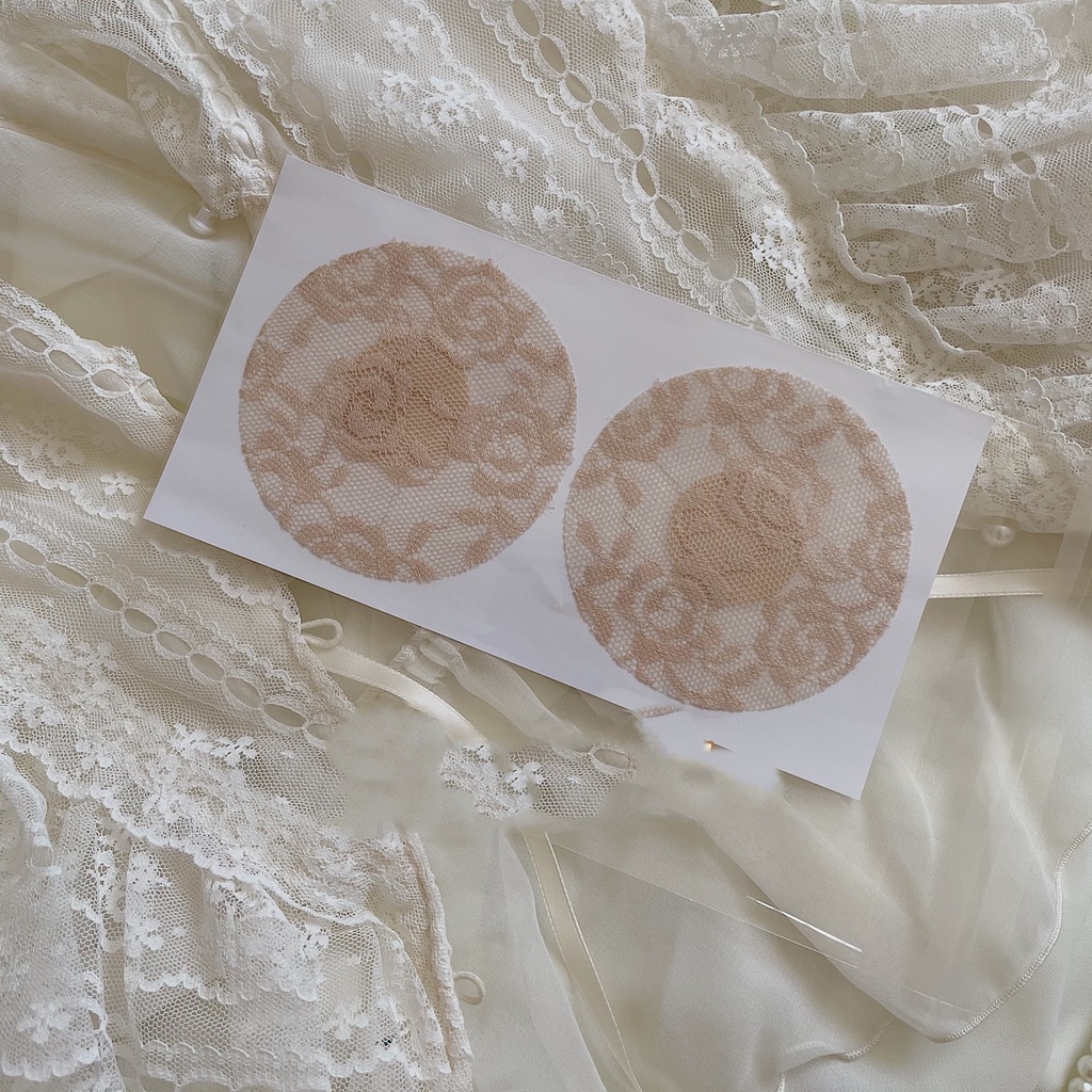 Sticker Nipple Pad Flower Round Shaped Stiker Payudara 9149