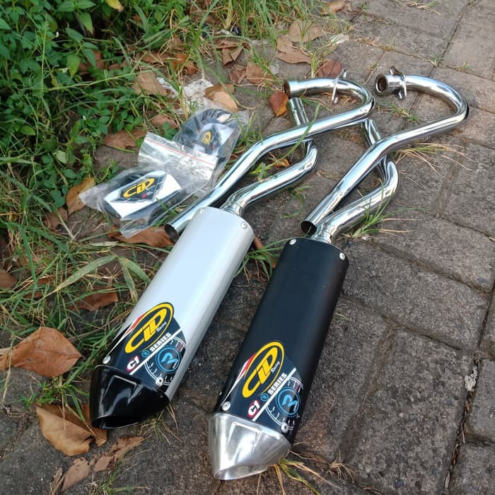 Honda Crf150 - Knalpot Cld C1 R Oval Full Set - Variasi Motor