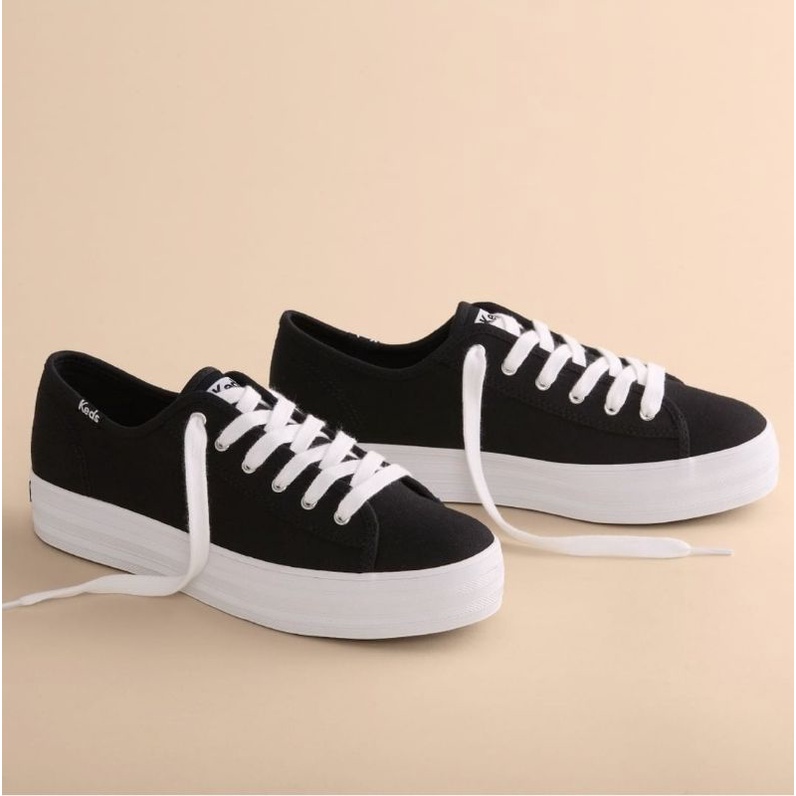 keds triple kick black white