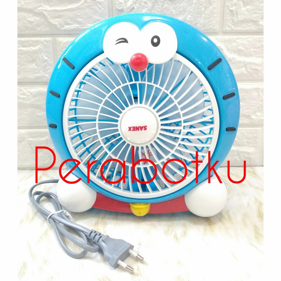 Kipas Angin Sanex Karakter Doraemon / Kipas Angin Meja / Kipas Angin Mini
