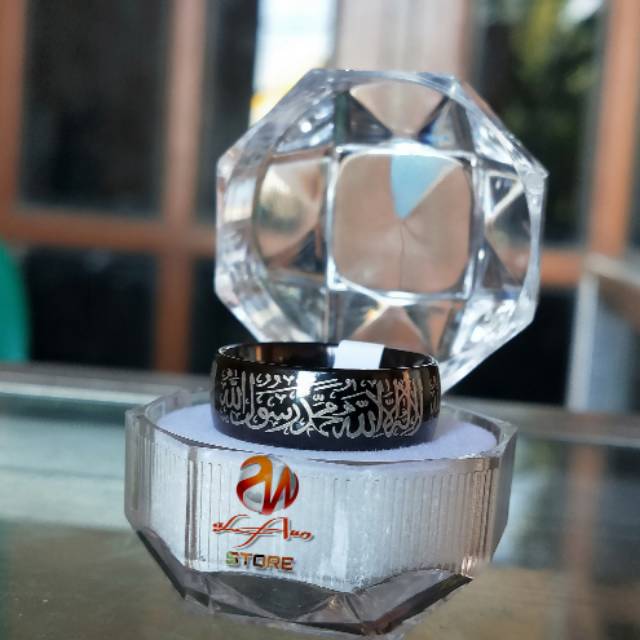 Cincin TAUHID TITANIUM 8MM