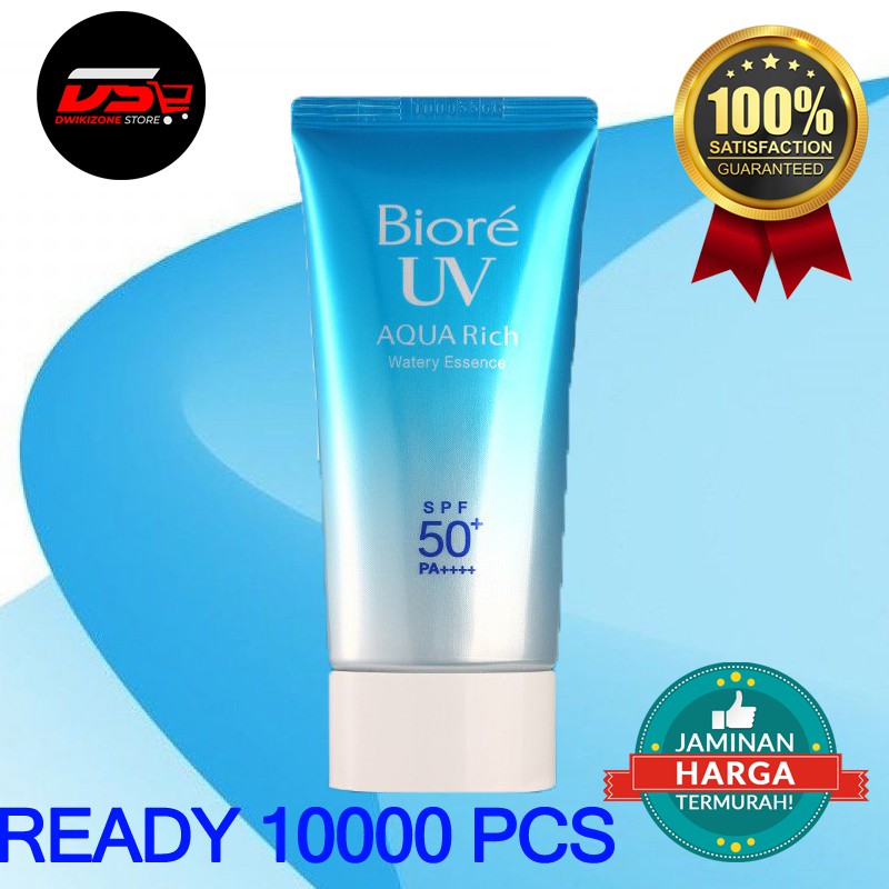 [BEST SELLER] BIORE UV AQUA RICH 50GR WATERY ESSENCE SPF 50+ GEL SPF50 SUNSCREEN SKINCARE SUNBLOCK