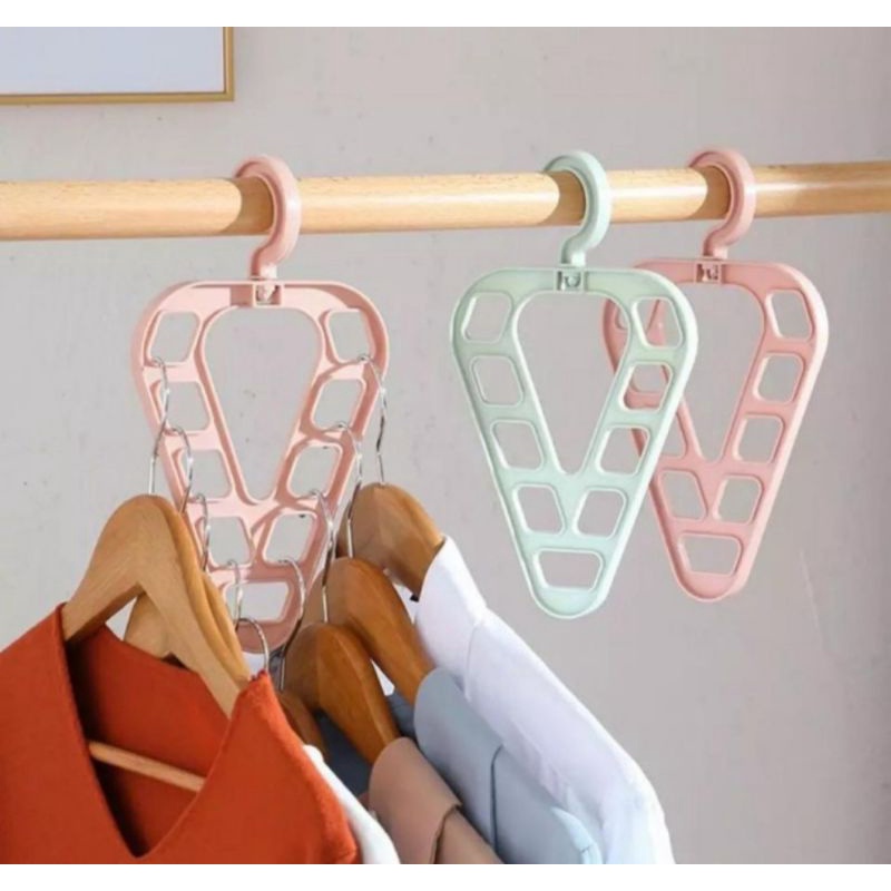 hanger 9 in 1 love hanger baju