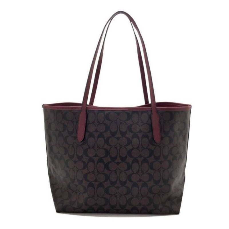 Coach City Tote In Signature Canvas With Unicorn (C1780)