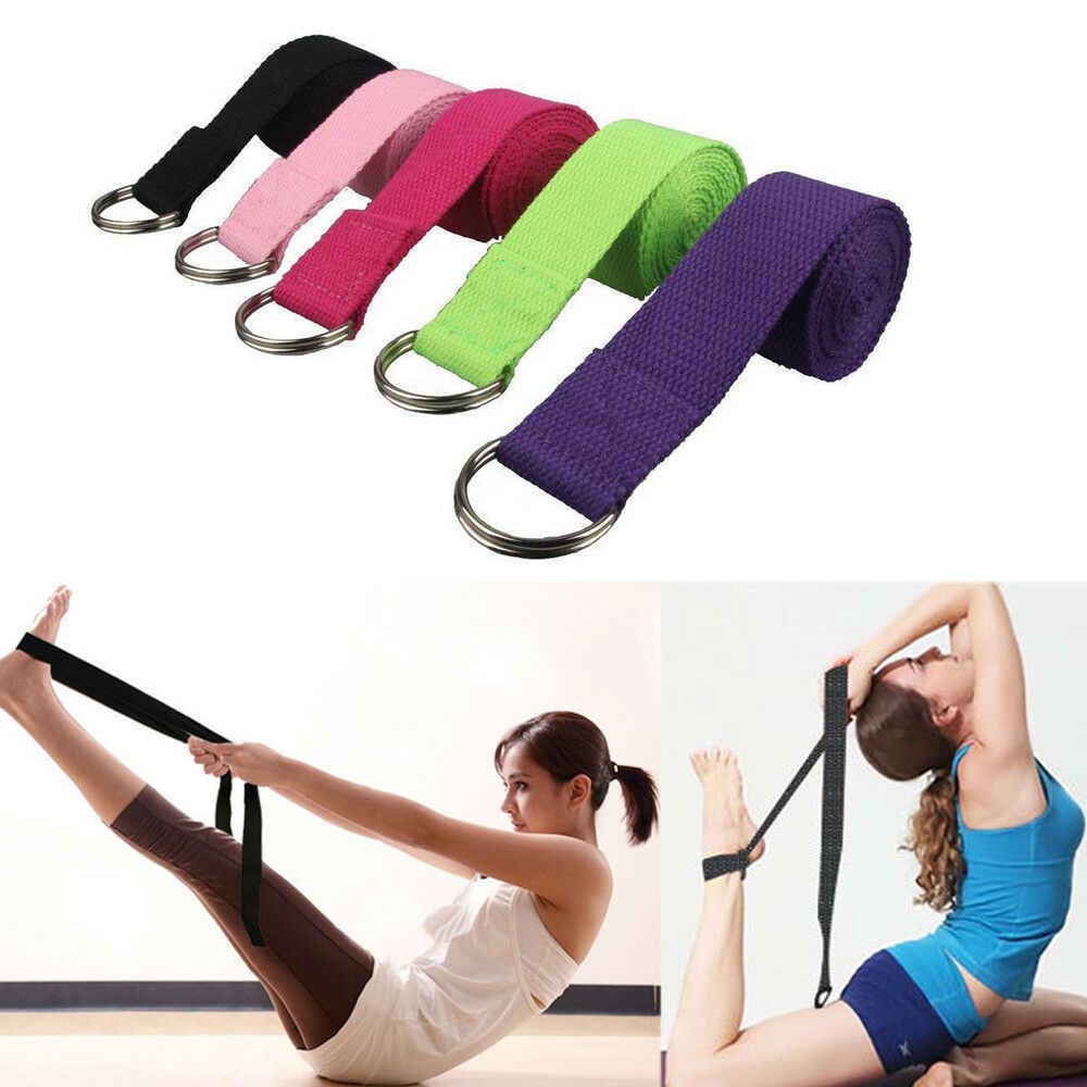 YOGA STRAP Yoga Belt Tali Yoga D ring Yoga Belt Yoga Kekinian Bia Melenturkan Badan strap Tahan Lama