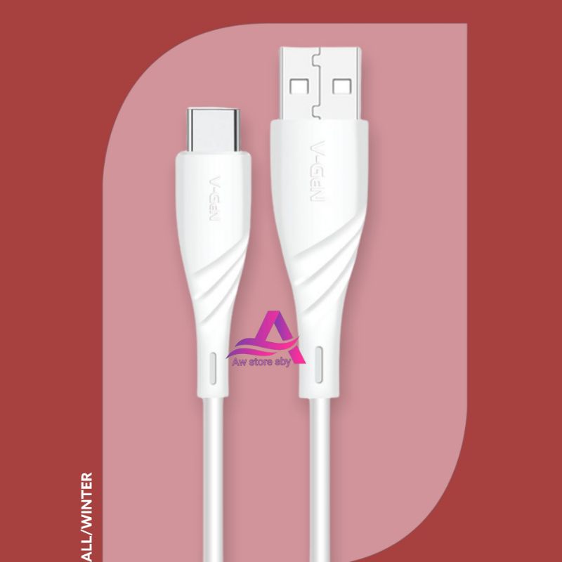 SUPER SPEED KABEL DATA TYPE C FAST CHARGING 2.4A ORIGINAL VGEN (VC-X02)