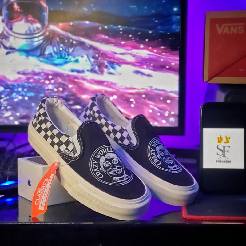 crazy checkered vans