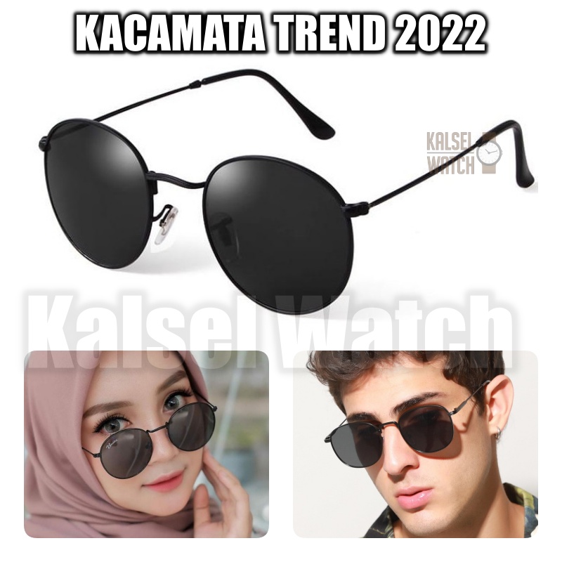 KACA MATA HITAM RETRO VINTAGE BLACK SUNGLASESS ANTI SILAU MATAHARI KACAMATA METAL ARTIS HITAM FULL DEWASA VIRAL SELEBGRAM MODEL BARU UV PROTECTION PROTEKSI MATAHARI KCH13