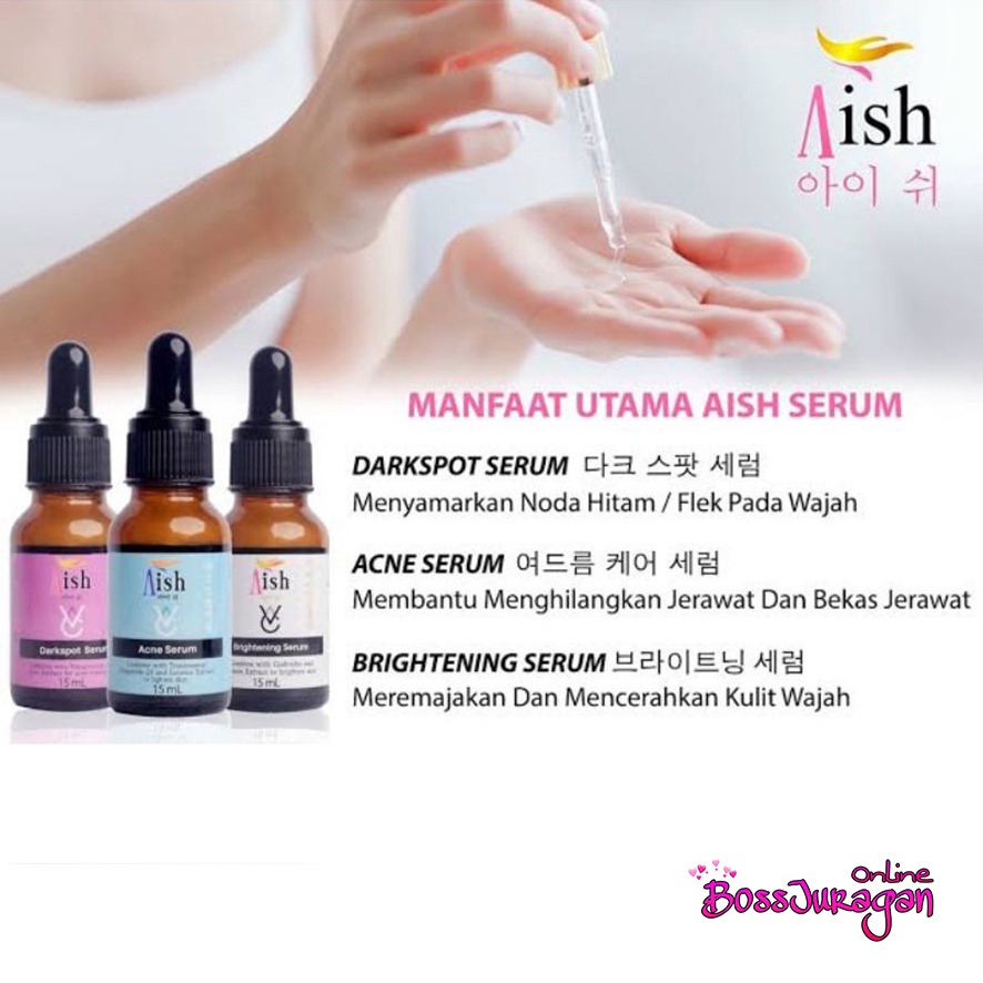 (BOSS) AISH Serum Brightening | Acne | Darkspot Serum Korea 100% Original