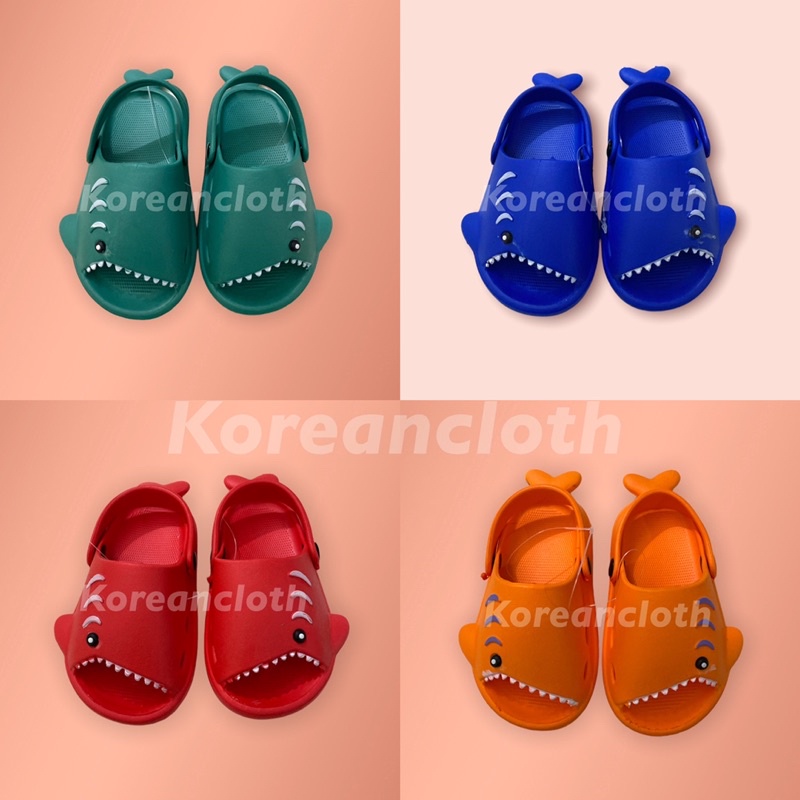 BALANCE 2029 Sandal Baby Shark Import / Sandal Hiu / Sendal Anak Lucu / Sandal Import Anak Cewe dan Cowo terbaru