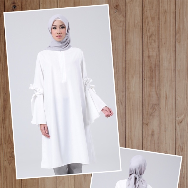 SALE Listya tunik white by Radwah