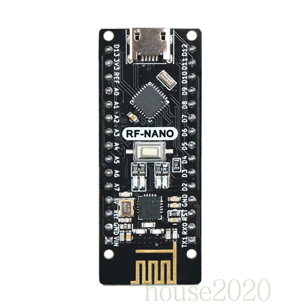 [house2020]Integrated Circuit IC RF-nano Integrated NRF24L01 Wireless Module Micro USB Port Nano Board