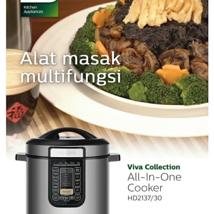 PHILIPS All In One Electric Pressure Cooker HD2137/30 HD 2137