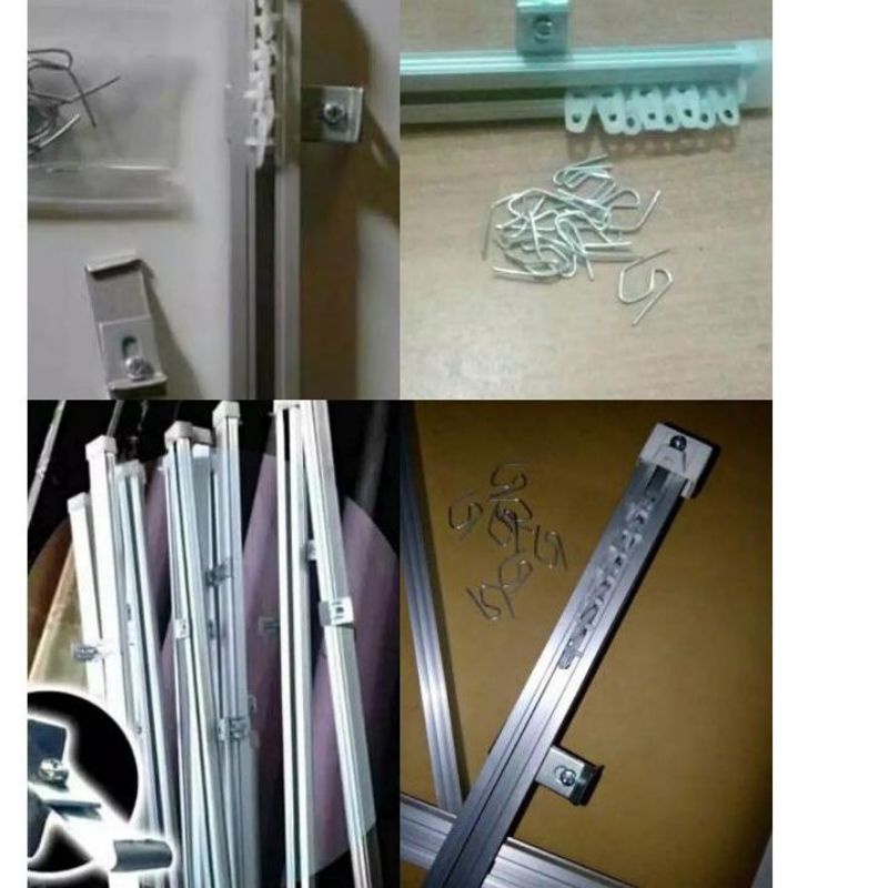 Besi gorden balok kotak alumunium full set