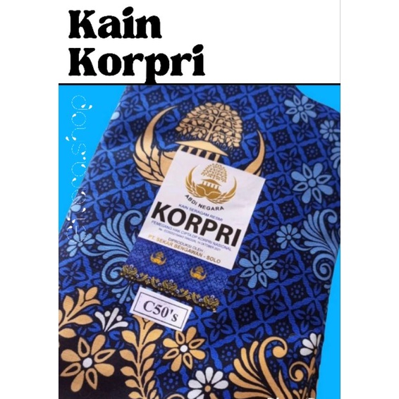 KAIN BATIK KORPRI TERBARU 2022 // NEW // READY STOCK // PER METER