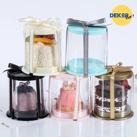 BOX KUE BULAT MINI box packing kue ulang tahun mika kue hampers box kue lebaran