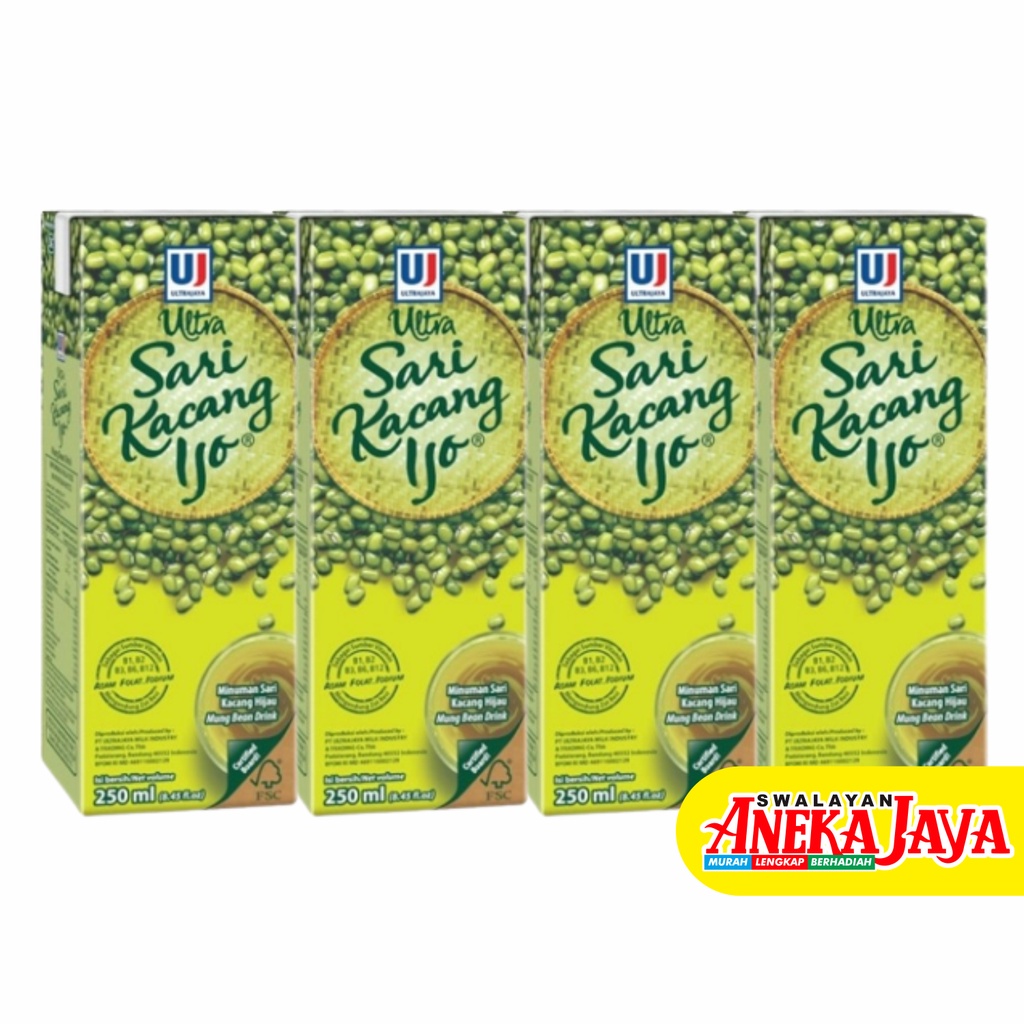 

ULTRA SARI KACANG HIJAU 250ML ISI 4PCS